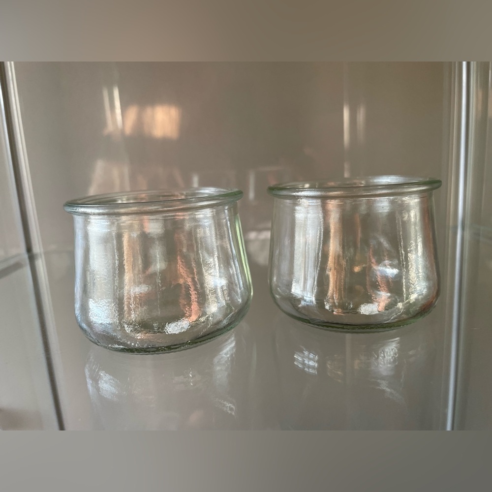 Oui Yogurt Glass Jars
